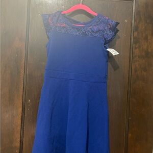 The Children's Place Royal Blue Lace Dress